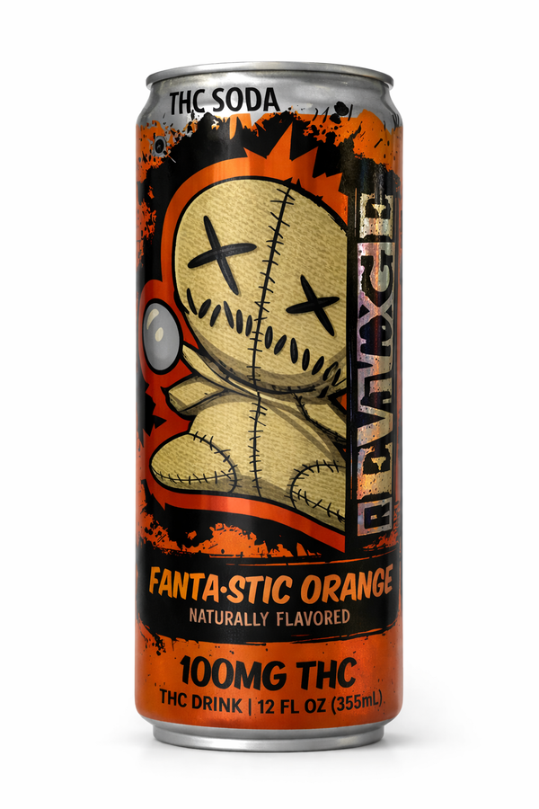 Revenge - Fantastic Orange - 100mg THC Soda