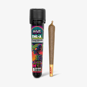 haze exotics platinum reserve thc-a flower alien ET 1 gram preroll