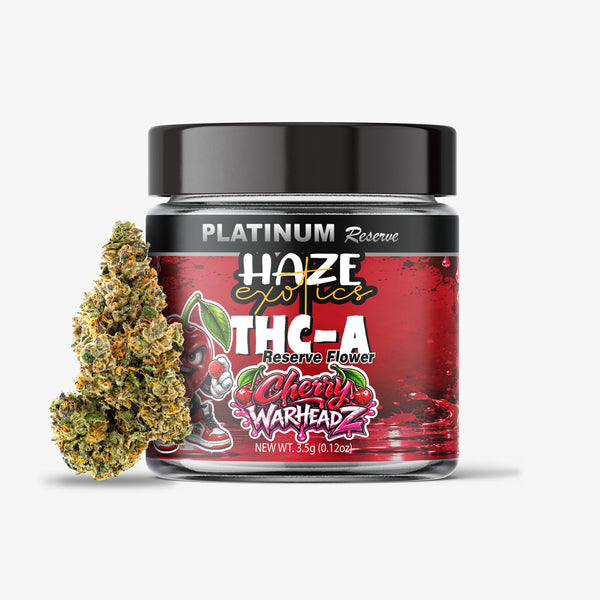 THC-A FLOWER  / CHERRY WARHEADZ / HAZE EXOTICS PLATINUM RESERVE