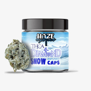 haze exotics thca snow caps 3.5g jar