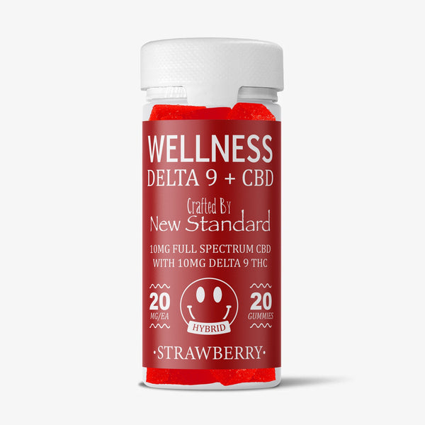 new standard hemp D9 CBD gummies 20ct strawberry