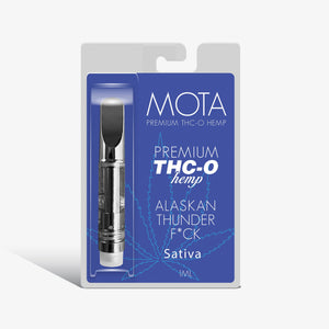 mota thc-o vape cartridge alaskan thunder fuck