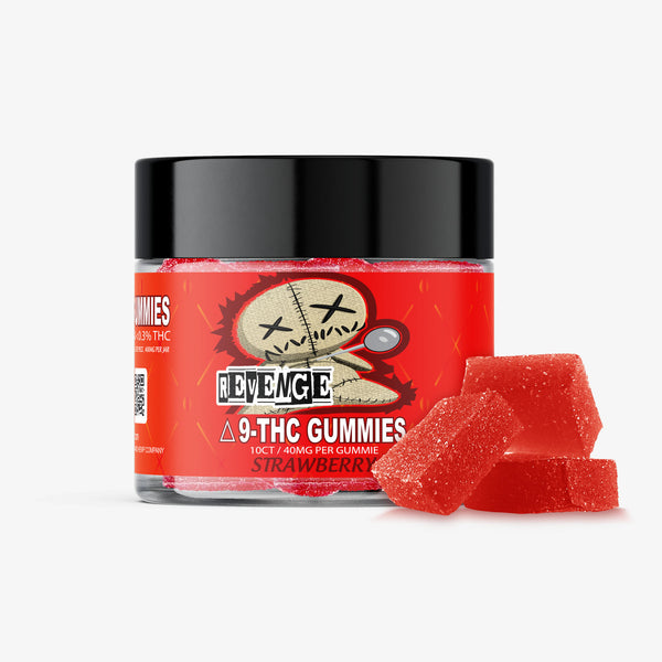 revenge delta 9 gummies strawberry 40mg