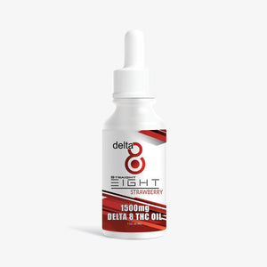 straight 8 delta 8 thc strawberry tincture 1500 milligrams