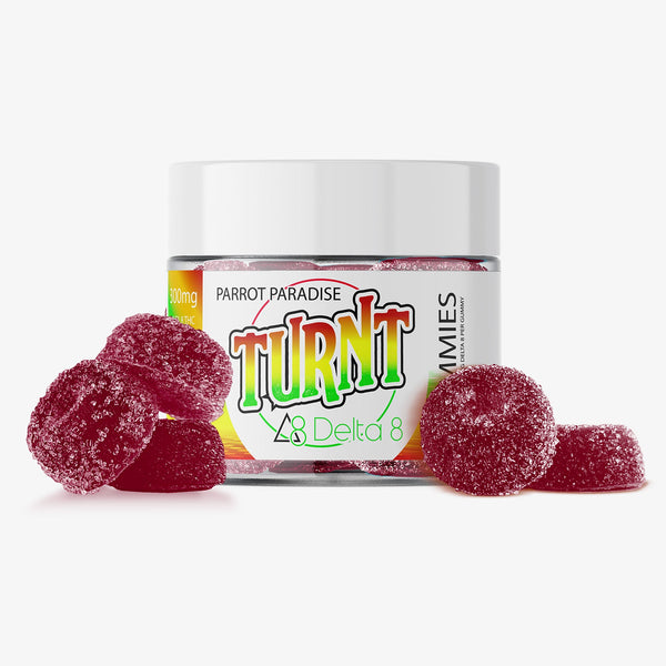 turnt delta 8 thc parrot paradise gummies 10ct