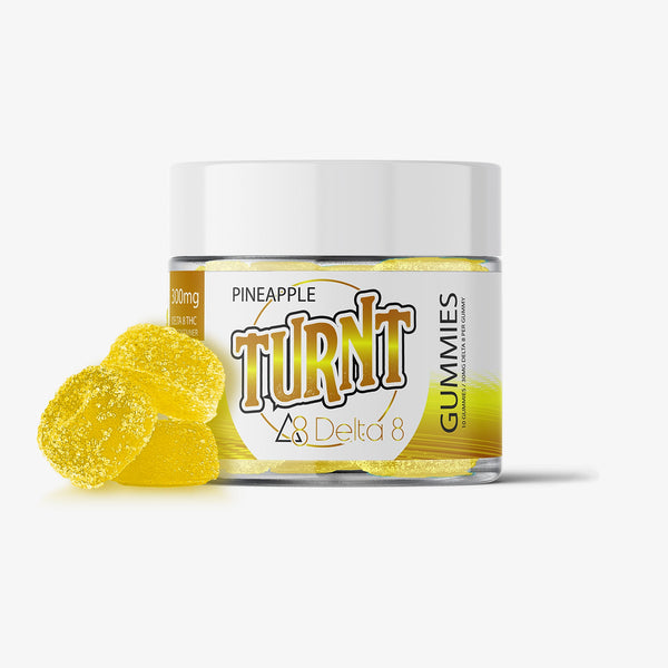 turnt delta 8 thc pineapple gummies 10ct