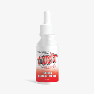 straight 8 delta 8 thc strawberry cream tincture 1500mg